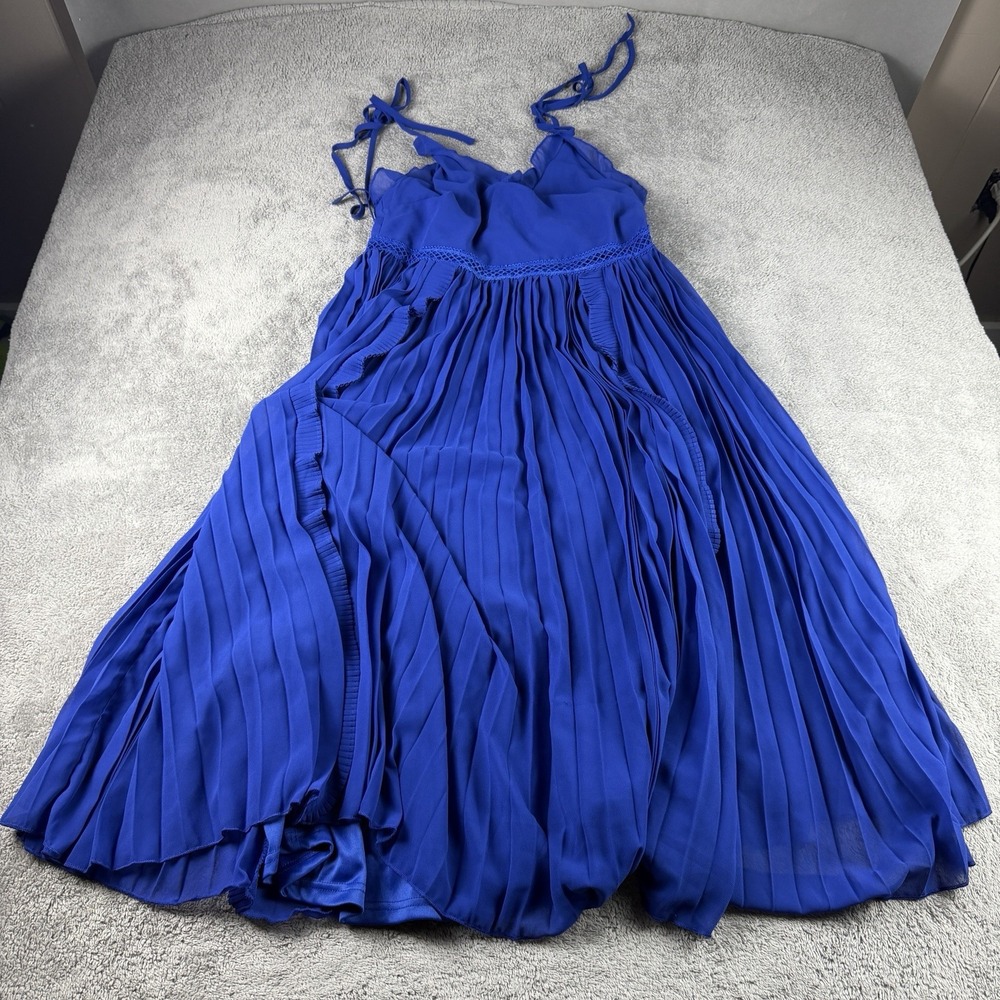 Lulus Strapless Dress Womens Large Royal Blue